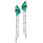 Crystal Haze Long Earrings by Stephen Webster: 