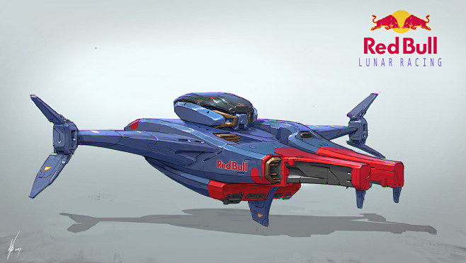 Lunar Red Bull Racer...