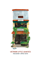 Vietnam Little Quarter : A collection of many and many interesting houses in Ho Chi Minh, Sai gon and Ha Noi, VietnamVietnam Little Quarter was followed with Vietnam Street Carts we had recently published 3 months agoby Kín Illustration