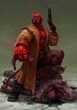 Hellboy, Miro Petrov : Here are my recent fan made Hellboy works. Can't wait for the new movie!