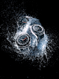 Squale Watches water explosion ADV : new Squale diving watches series adv campaign 2015