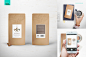 咖啡包装和包装盒模拟品牌提案VI设计PSD图层贴图标志logo效果966-淘宝网