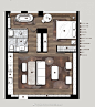 -

室内设计 • 住宅平面优化

小户型 / 单身公寓 / 一居室 / 户型图

#室内设计DSNGlobal# 

- ​​​​