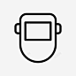 焊接面罩面罩防护 标志 UI图标 设计图片 免费下载 页面网页 平面电商 创意素材