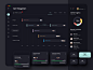 Task Management Dashboard Design admin dashboard dark dark mode dark theme dark app dark ui dashboard ui dashboard app dashboard dashboad ux uiux interface finance financial app admin design