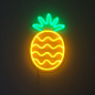 Pineapple Neon sign from BRITELITETRIBE.COM: 