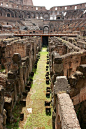 内部Coloseum，罗马，意大利