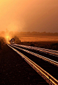 Glowing Rails, Creston, Illinois