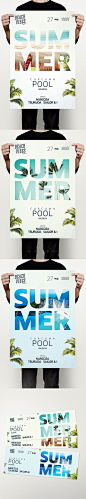 Check out this @Behance project: "Summer Pool Template" https://www.behance.net/gallery/42263933/Summer-Pool-Template