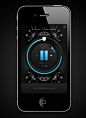 iPhone的音乐播放器界面设计欣赏