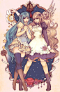 Luna and Astraia by JDarnell.deviantart.com on @DeviantArt