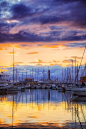 The old harbour of Genoa, Liguria, Italy