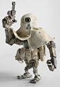Designer Toys 酷#机械美学# 机器人 蒸汽朋克