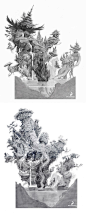 Trabalhos de Nicolas Weis para The Croods | THECAB - The Concept Art Blog #environment