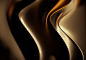 a brown abstract background with wavy lines