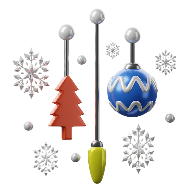 圣诞节图标新年元旦雪人礼物盒3D卡通UI...