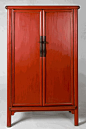 Antique Asian Furniture: Chinese Wedding Cabinet Armoire from Shanxi Province, China: