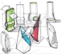 Sketches of Air Purifiers by designer Spencer Nugent