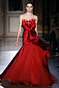 red wedding dress