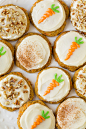 Carrot Cake Cookies with Cream Cheese Frosting