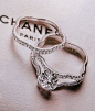 花开指间成耀眼诗篇 chanel花形大颗钻戒指