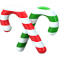 candy-angle-2 - 20款圣诞节3D图标合集素材下载 Christmas 3D Icon Set .C4D .figma