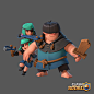 Rascals - Clash Royale, Brice Laville Saint-Martin : I Had the pleasure to create the Rascals characters for Clash Royale - Supercell.<br/>Thanks to Kalle Väisänen for the texturing.<br/>Thanks to Antti Ripatti for his posing work.<br/>T