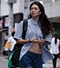 Korean Streetstyle: Shon Hyo Eun shot by Kim Kyung Hun