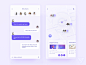 Party App clean，mobile chat find social ux party map date ui app