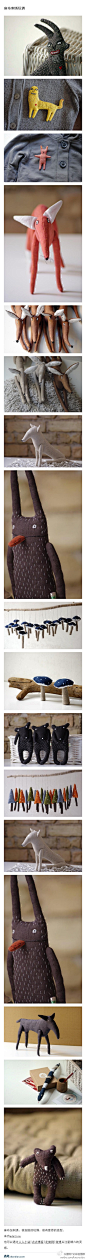 【麻布刺绣玩偶】麻布加刺绣。很细致的玩偶。很有意思的造型。 来自adatine 也可以通过人人小站|点点博客|花瓣网|微博关注星期六的灵感。(17张图片) http://t.cn/zjyVBRh