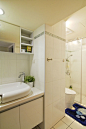 简约风格经济三居220平别墅卫生间浴室柜装修效果图