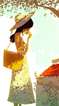 Jolie lumière d'été / #ToileduMardi #Art /   pascal campion