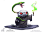 Daily Paint 1761# Vole-demort, Piper Thibodeau