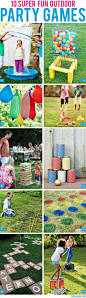 10 super fun outdoor party games!