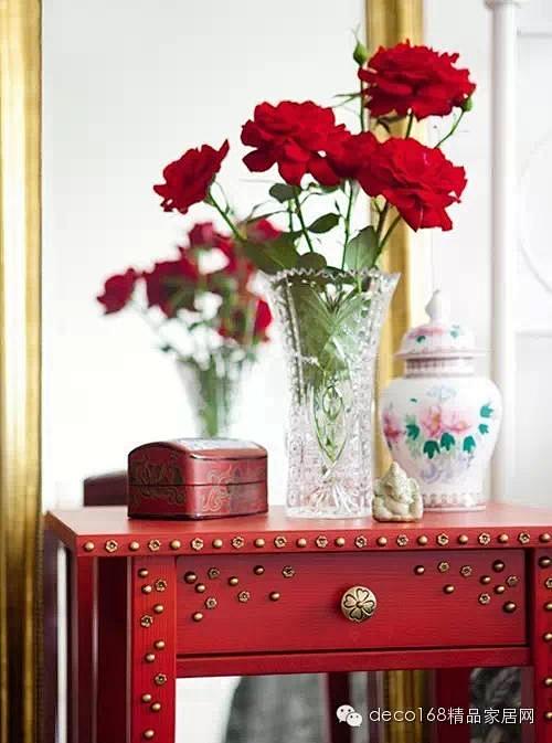 花与铆钉，婚礼必备传统中式红色家品DIY...
