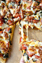 BBQ BLT Pizza (By Iowagirleats)