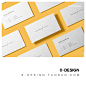 11款极简质感卡片名片企业vi应用设计作品贴图ps样机素材展示效果-淘宝网