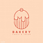 Fresh bakery pastry shop logo vector