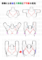 肩膀老是画不顺溜，看这组实用教程学习一下
来自漫画素材工坊 #绘画参考#