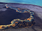 冰岛火山河印象
