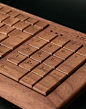 电脑键盘 天然木质