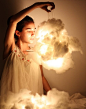 LED Clouds >> Beautiful for a childs room, a ... | Photo shoot ideas