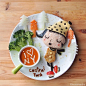 华人妈妈Samantha Lee为两位女儿制作的美食，图片来自Instagram
