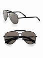 Givenchy Metal Aviator Sunglasses