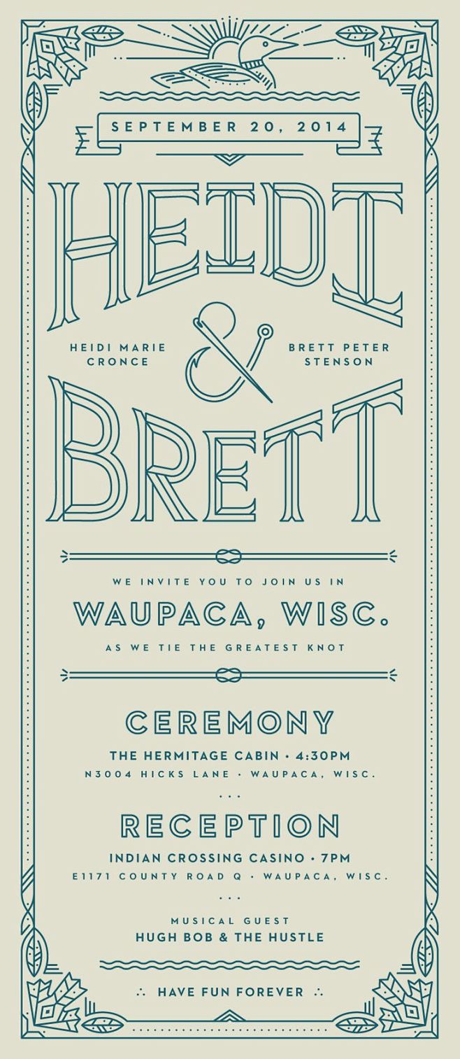 wedding invite