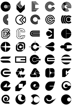 视果设计采集到logo-字母