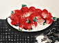 【画家刘巨德作品欣赏】—— 草莓 水墨纸本设色 50×69.5cm 2007年