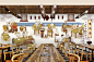 现代中式集市拉面大型壁画餐馆酒楼火锅店美味面食馆壁纸墙纸自粘-淘宝网