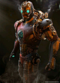 Steampunk Iron Man By Jean-Sébastien Rolhion (Tony Stark Industries / Marvel/ Avengers): 