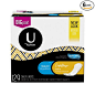 U by Kotex Lightdays Liners, Thin, Regular, Unscented (Pack of 6)